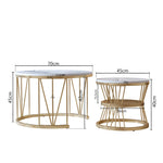 Coffee table set of 2