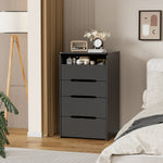 3-in-1 dressing table with LED mirror