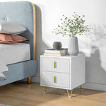 Stripe bedside table