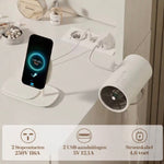 Luxuriöser Schminktisch mit LED-Beleuchtung & USB-Anschlüssen – Steckdosen – Einstellbare Lichtfarbe