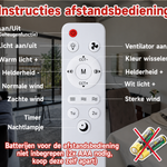 Deckenventilator mit LED-Beleuchtung