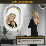 Oval LED Bathroom Mirror – Smart, Illuminated, Sophisticated