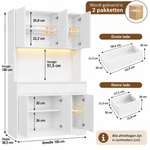 Küchenschrank mit LED-Beleuchtung