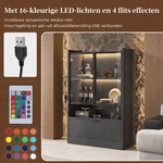 Display cabinet - 16-color LED lighting