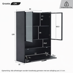 Display cabinet - 16-color LED lighting