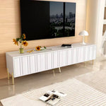 TV stand with gold legs