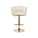 Samt-Barhocker 2er-Set