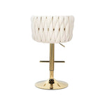 Samt-Barhocker 2er-Set