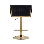 Samt-Barhocker 2er-Set