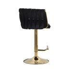 Samt-Barhocker 2er-Set