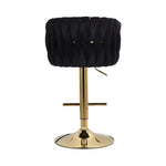 Samt-Barhocker 2er-Set