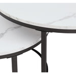 Set of 2 marble coffee tables