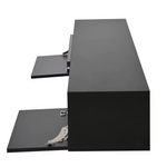 Hochglanz LED TV-Möbel – 160 cm Schwarz