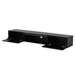 Hochglanz LED TV-Möbel – 160 cm Schwarz