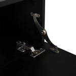 Hochglanz LED TV-Möbel – 160 cm Schwarz