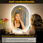 Oval LED Bathroom Mirror – Smart, Illuminated, Sophisticated