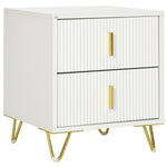 Stripe bedside table