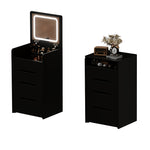 3-in-1 dressing table with LED mirror