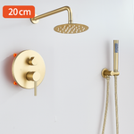 Goldene Regendusch-Set