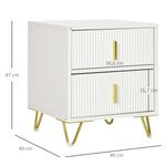 Stripe bedside table